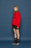 スローアシッド(SLOW ACID) OWL Sweatshirt (RED)