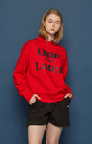 スローアシッド(SLOW ACID) OWL Sweatshirt (RED)