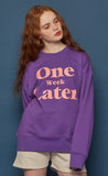 スローアシッド(SLOW ACID) OWL Sweatshirt (VIOLET)