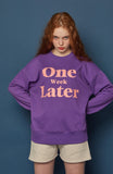 スローアシッド(SLOW ACID) OWL Sweatshirt (VIOLET)