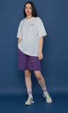 スローアシッド(SLOW ACID) Back Logo Short-T (WHITE)