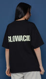 スローアシッド(SLOW ACID) Back Logo Short-T (BLACK)