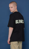 スローアシッド(SLOW ACID) Back Logo Short-T (BLACK)