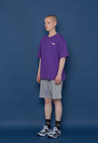 スローアシッド(SLOW ACID) Back Logo Short-T (VIOLET)