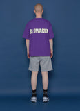 スローアシッド(SLOW ACID) Back Logo Short-T (VIOLET)