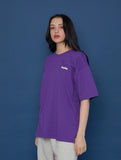 スローアシッド(SLOW ACID) Back Logo Short-T (VIOLET)