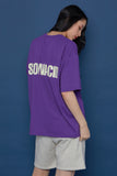 スローアシッド(SLOW ACID) Back Logo Short-T (VIOLET)