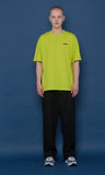 スローアシッド(SLOW ACID) Back Logo Short-T (LIME)