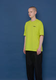 スローアシッド(SLOW ACID) Back Logo Short-T (LIME)