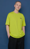 スローアシッド(SLOW ACID) Back Logo Short-T (LIME)