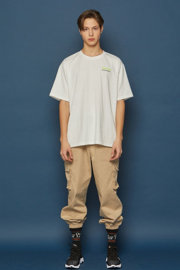 スローアシッド(SLOW ACID) Neon Calendar Short-T (WHITE)