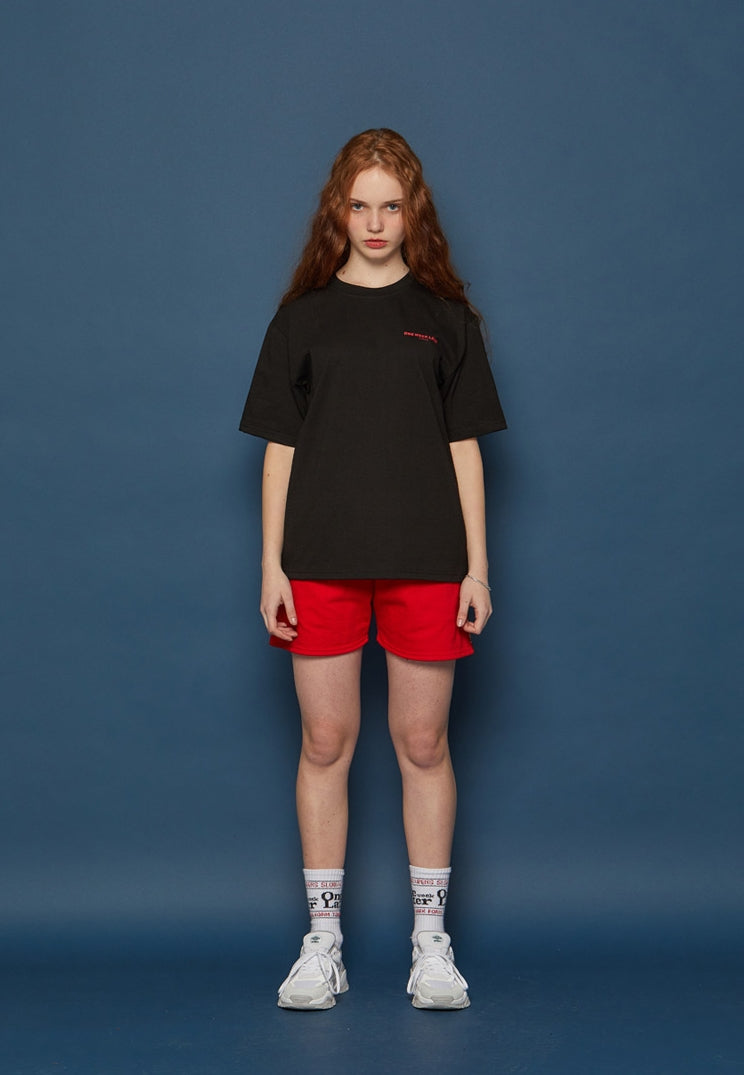 スローアシッド(SLOW ACID) Vertical Logo Short-T (BLACK)