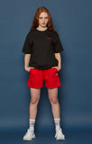 スローアシッド(SLOW ACID) Vertical Logo Short-T (BLACK)