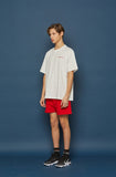 スローアシッド(SLOW ACID) Vertical Logo Short-T (WHITE)