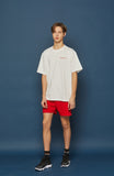 スローアシッド(SLOW ACID) Vertical Logo Short-T (WHITE)