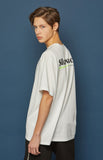 スローアシッド(SLOW ACID) Neon Logo Short-T (WHITE)