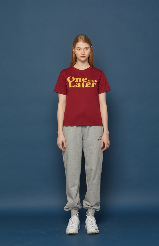 スローアシッド(SLOW ACID)OWL WMNS Short-T (BURGUNDY)