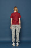 スローアシッド(SLOW ACID)OWL WMNS Short-T (BURGUNDY)