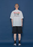 スローアシッド(SLOW ACID) Rainbow Short-T (WHITE)