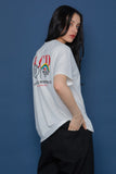 スローアシッド(SLOW ACID) Rainbow Short-T (WHITE)