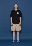 スローアシッド(SLOW ACID) Circle Logo Short-T (BLACK)