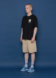 スローアシッド(SLOW ACID) Circle Logo Short-T (BLACK)