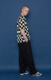 スローアシッド(SLOW ACID) Wide Cotton Pants (BLACK)