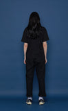 スローアシッド(SLOW ACID) Wide Cotton Pants (BLACK)