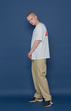 スローアシッド(SLOW ACID) Wide Cotton Pants (BEIGE)