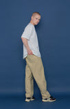 スローアシッド(SLOW ACID) Wide Cotton Pants (BEIGE)