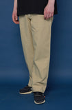 スローアシッド(SLOW ACID) Wide Cotton Pants (BEIGE)