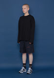 スローアシッド(SLOW ACID) Layered Slit Long-T (BLACK)