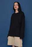 スローアシッド(SLOW ACID) Layered Slit Long-T (BLACK)