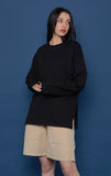 スローアシッド(SLOW ACID) Layered Slit Long-T (BLACK)