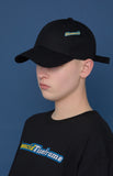 スローアシッド(SLOW ACID) OBILQUE Logo Cap (BLACK)