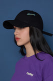 スローアシッド(SLOW ACID) OBILQUE Logo Cap (BLACK)