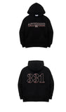 スローアシッド(SLOW ACID) Double R 331 Hoodie (BLACK)