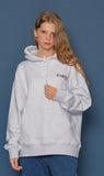 スローアシッド(SLOW ACID)Earth Logo Hoodie (PALE MELANGE)