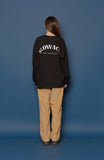 スローアシッド(SLOW ACID) Embossing Logo Sweatshirt (BLACK)