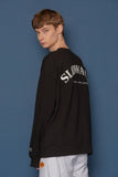 スローアシッド(SLOW ACID) Embossing Logo Sweatshirt (BLACK)