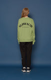 スローアシッド(SLOW ACID) Embossing Logo Sweatshirt (MINT)