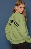 スローアシッド(SLOW ACID) Embossing Logo Sweatshirt (MINT)