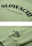 スローアシッド(SLOW ACID) Embossing Logo Sweatshirt (MINT)