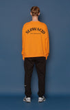 スローアシッド(SLOW ACID) Embossing Logo Sweatshirt (ORANGE)