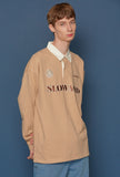 スローアシッド(SLOW ACID) Shirt Collar Sweatshirt (BEIGE)