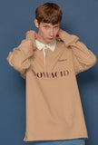 スローアシッド(SLOW ACID) Shirt Collar Sweatshirt (BEIGE)