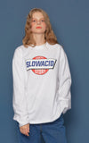 スローアシッド(SLOW ACID)Story Logo Long-T (WHITE)