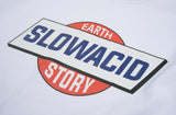 スローアシッド(SLOW ACID)Story Logo Long-T (WHITE)