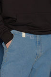 スローアシッド(SLOW ACID)Key ring Denim Pants (LIGHT BLUE)