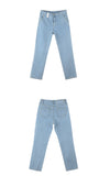 スローアシッド(SLOW ACID)Key ring Denim Pants (LIGHT BLUE)